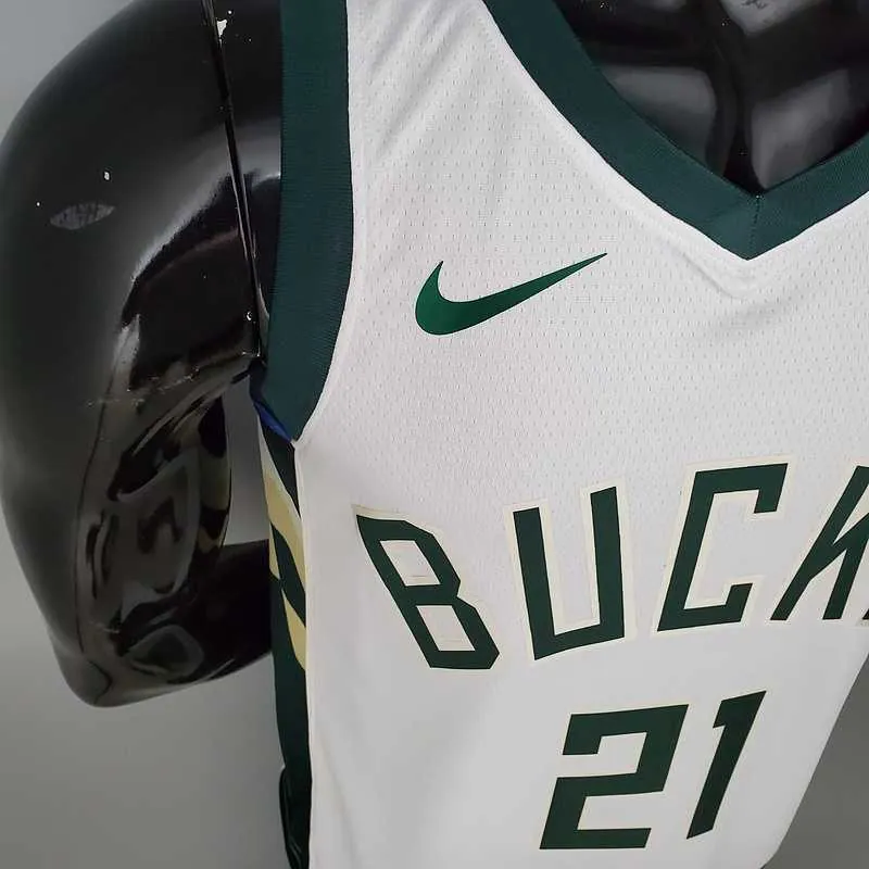 2021 HOLIDOAY#21 BUCKS Home White 5