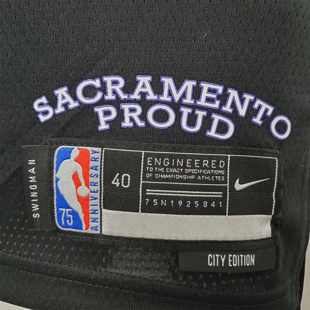 2022 Season Fox#5 Kings City Edition Black NBA Jersey 6