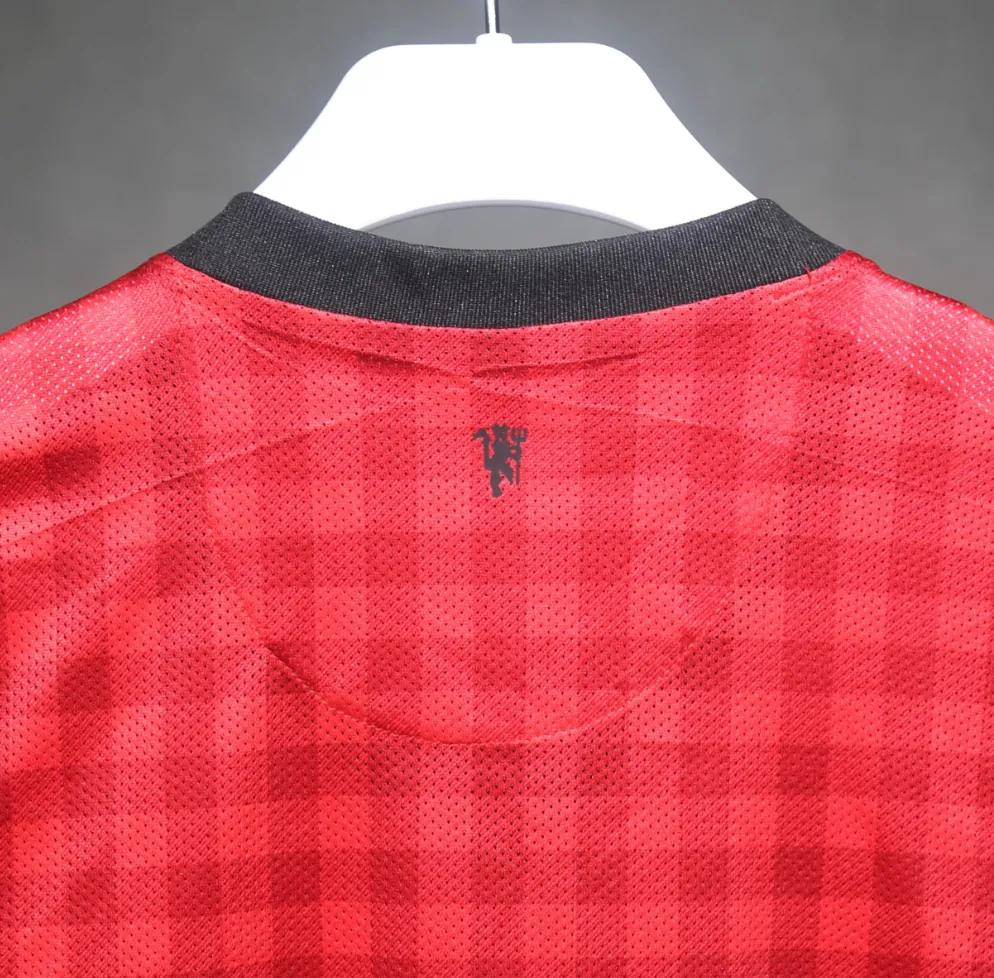 12-13 Manchester United Home Retro Kit Vintage Player Version Sino Shirt AAAAJersey Dropship Yu 1