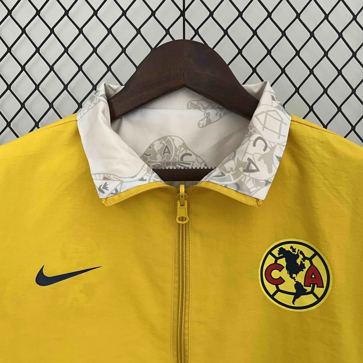 2024 Club America Trench Coat Reversible Windbreaker Double-Sides Jacket Soccer AAAAJersey Yupo 4