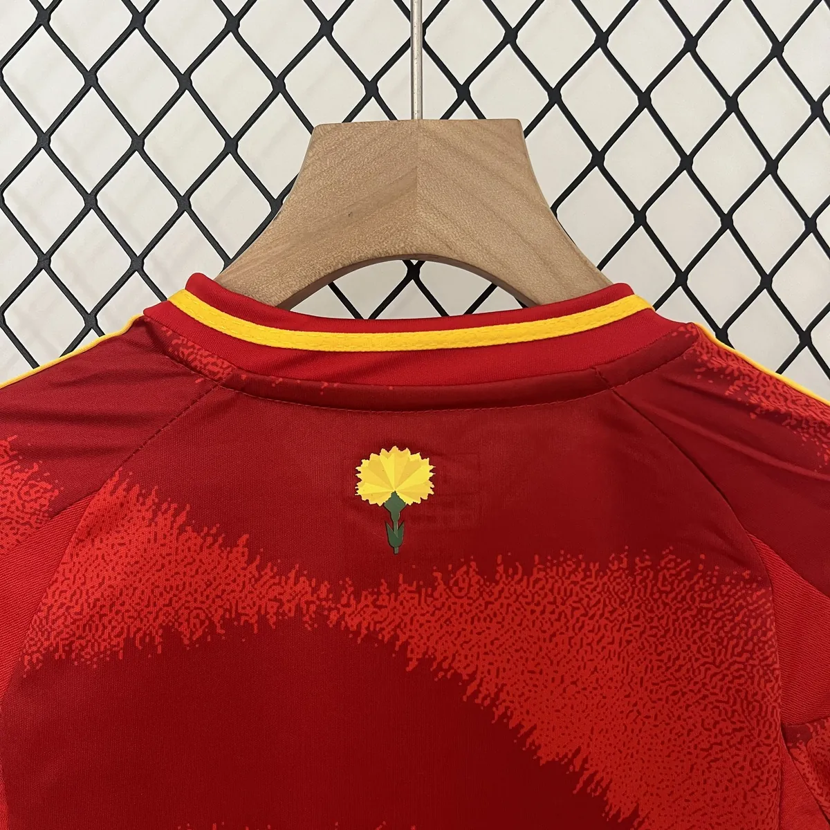 2024 Spain Home Kid Kits Children Sets Football AAAAJersey Yupoo 6