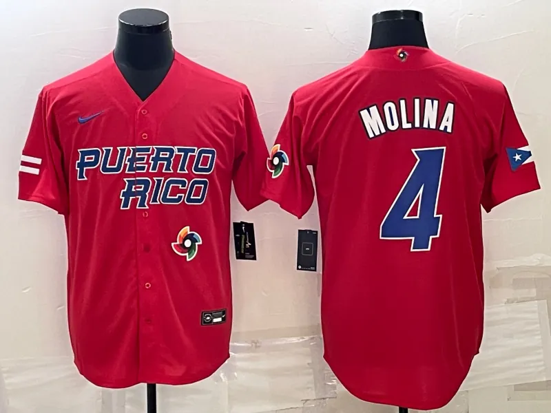 Puerto Rico 2023 World Cup Baseball Jerseys 39