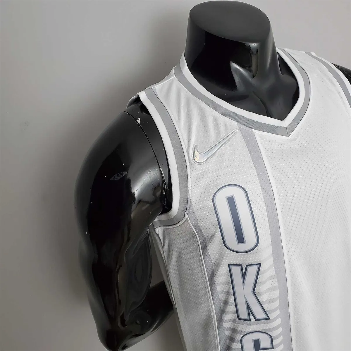 75th Anniversary 2202 Season Oklahoma City Thunder PAUL#3 City Edition White NBA Jersey 1