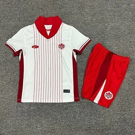 2024 Canada Away Kid Kits Copa America Children Sets Soccer Jerseys Yupoo 2