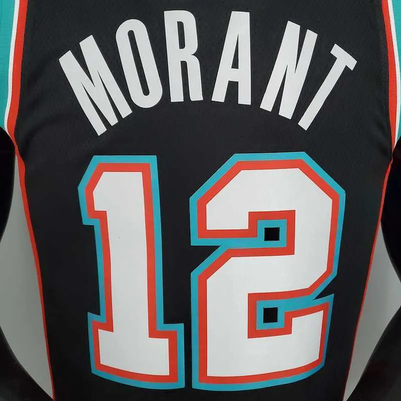 MORANT#12 Grizzlies Retro Black 7