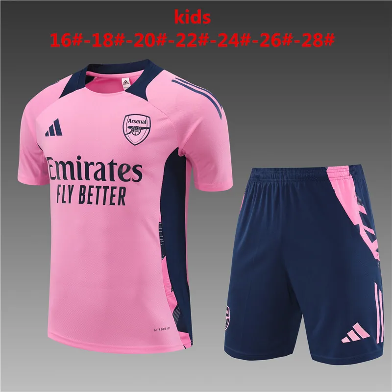 24-25 Arsenal Kids Training Soccer Jerseys Football Shirts 1