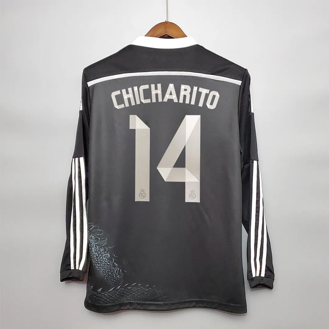14-15 Real Madrid third away long sleeve 5