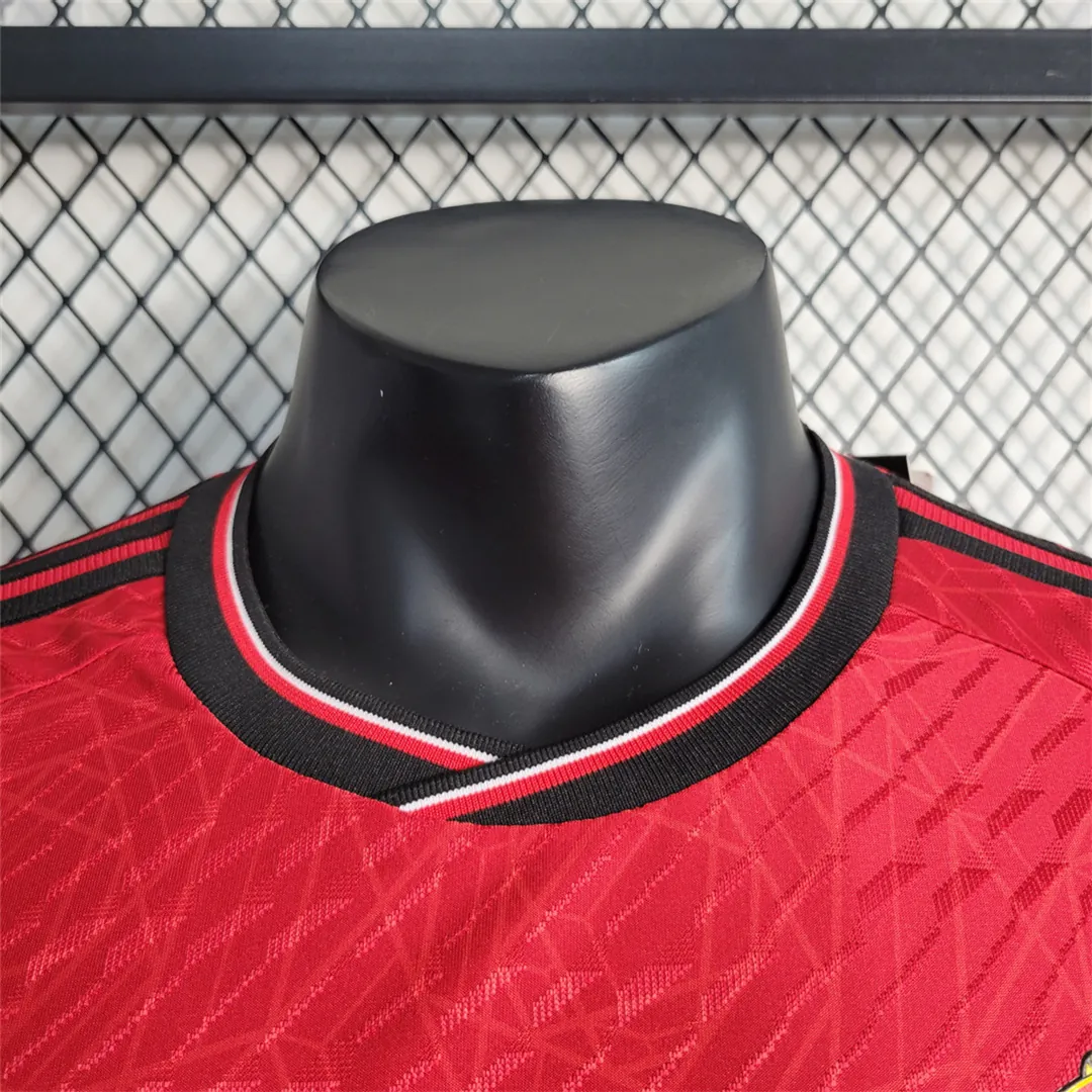 23-24 Manchester United home player version S-XXL Cheap Football Kit 4