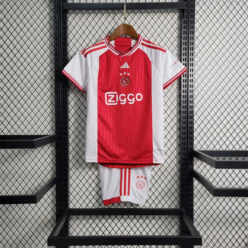 23-24 Kids Ajax Home Size 16-28 Soccer Jerseys 10