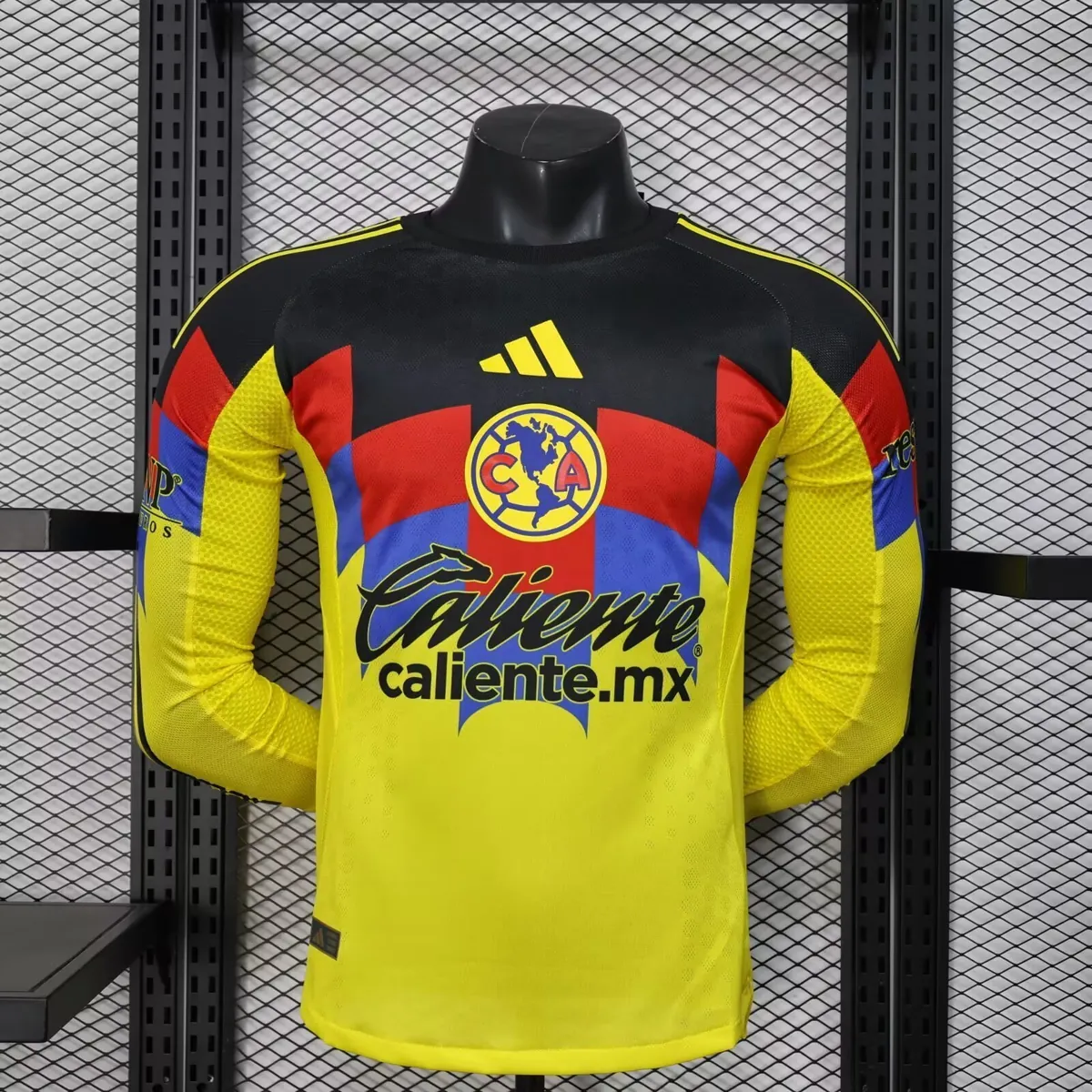 25-26 Club America Home Long Sleeve Kit Player Version Shirt Sino AAAAJersey Supply Yupoo 10