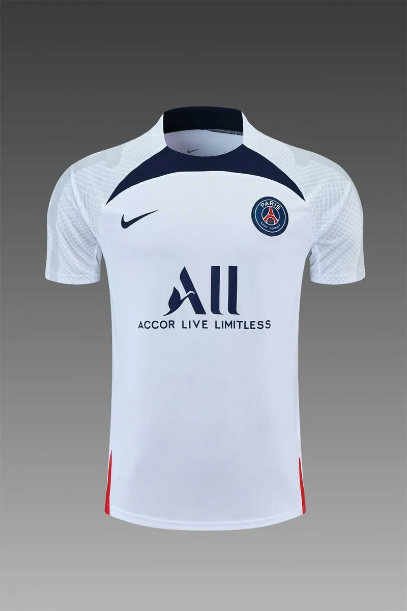 22-23 PSG Training Suit Short Sleeve Kit White1684405252000 3