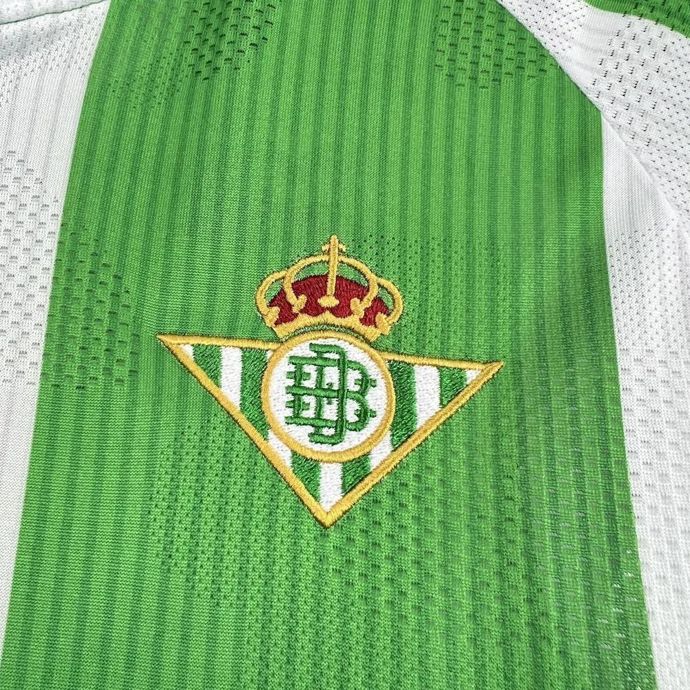 25-26 Real Betis Home Kit Long Sleeve Shirt Football Uniform AAAAJersey Dropship Yupoo 1