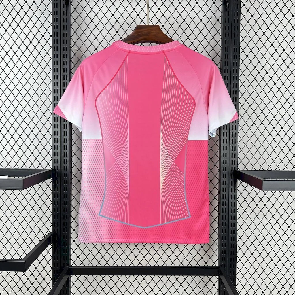 25-26 Barcelona Pink Special Edition T-Shirt Soccer Uniform AAAAJersey Supplier Yupoo 4