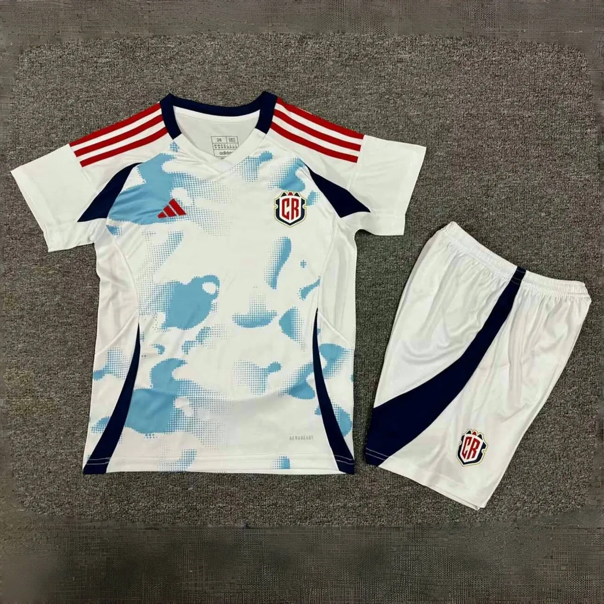 2024 Costa Rica Away Kid Kits Youth Apparels Sport AAAAJersey Yupoo 2