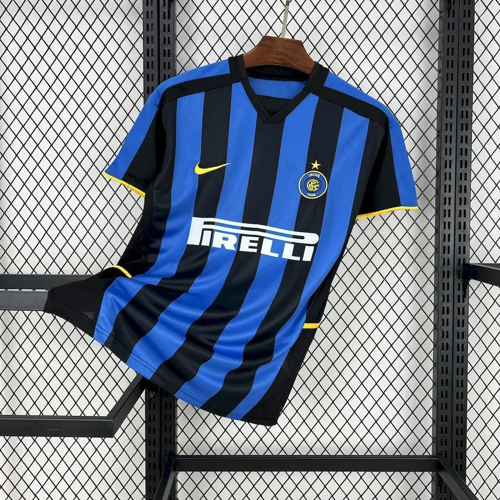 02-04 Inter Milan Home Retro Kit Vintage Shirt AAAAJersey Supplier Yupoo 5