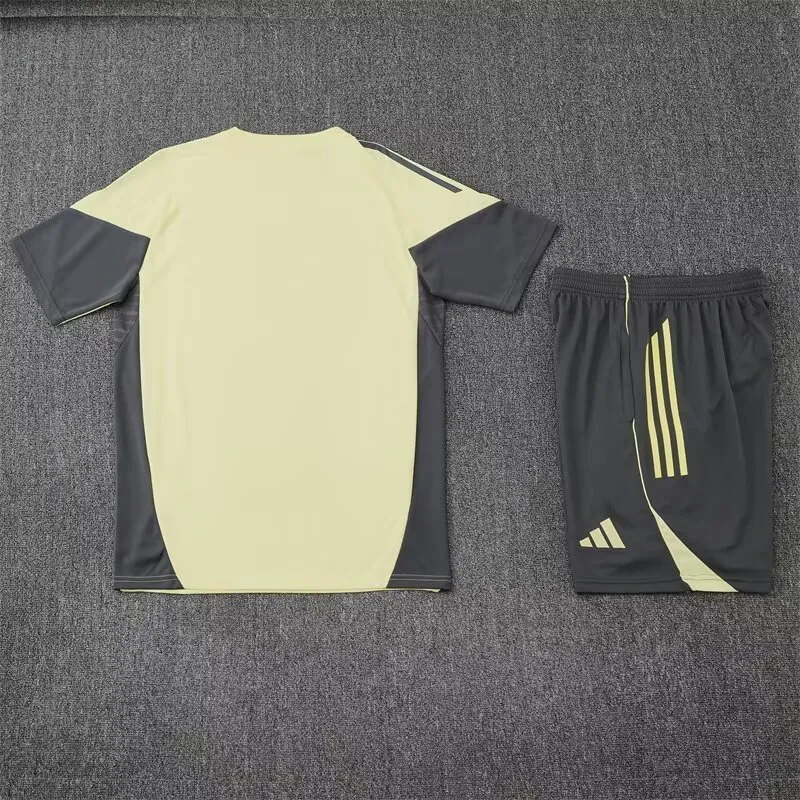 25-26 Real Madrid Yellow Training Kits Football Tracksuits 1