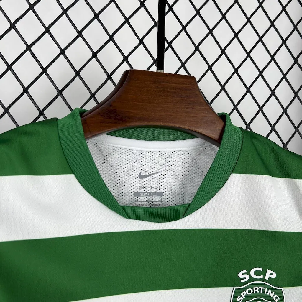 25-26 Sporting CP Home Kid Kits Youth Apparels Soccer AAAAJersey Yupoo 5