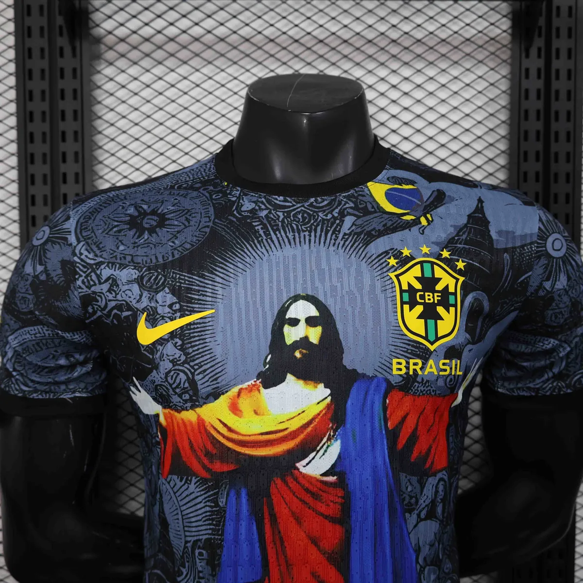 2025 Brazil Christ The Redeemer Special Edition Kit Player Version Shirt AAAAJersey Wholesale Y 2