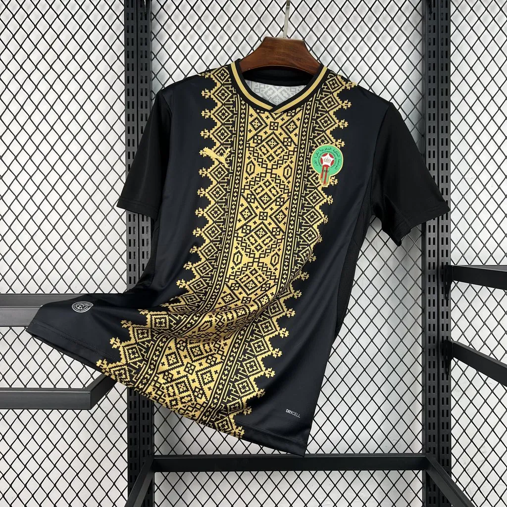 2026 Morocco Mens Black Special Edition Kit Shirt Football Uniform AAAAJersey Supply Yupoo 6 1