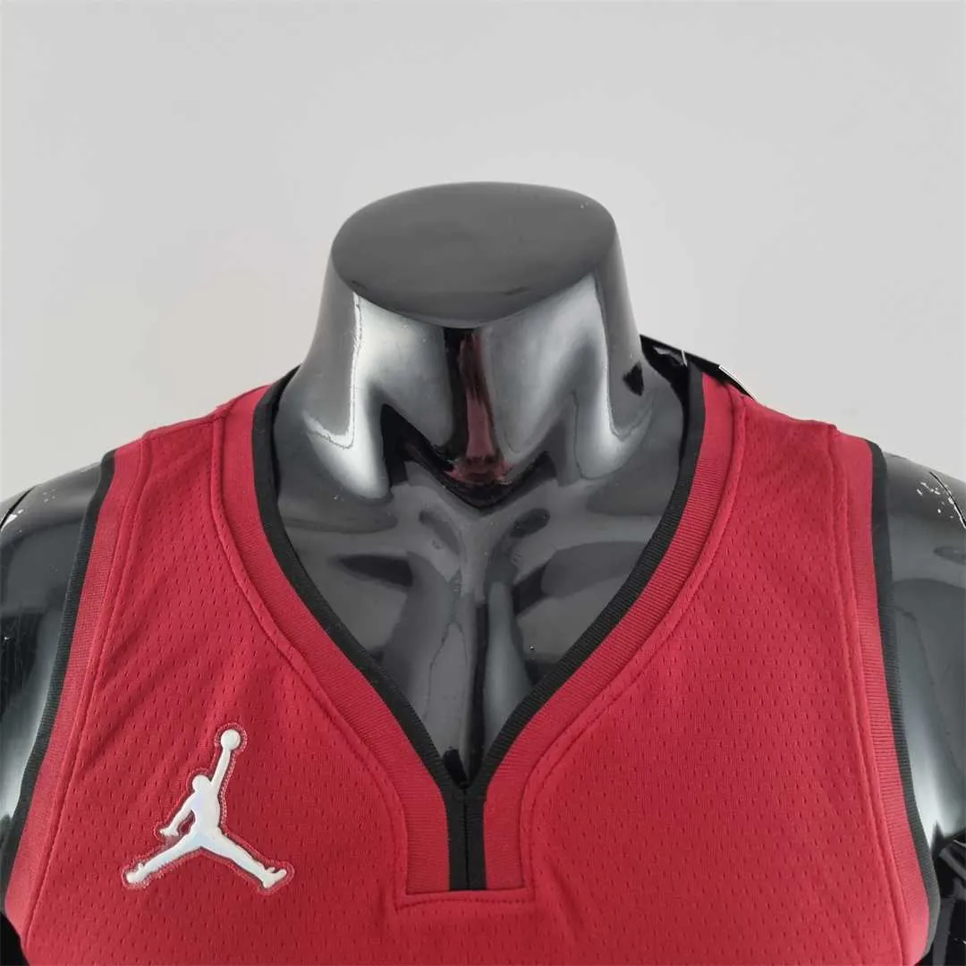 75th Anniversary Miami Heat Jordan WADE #3 Burgundy NBA Jersey 1