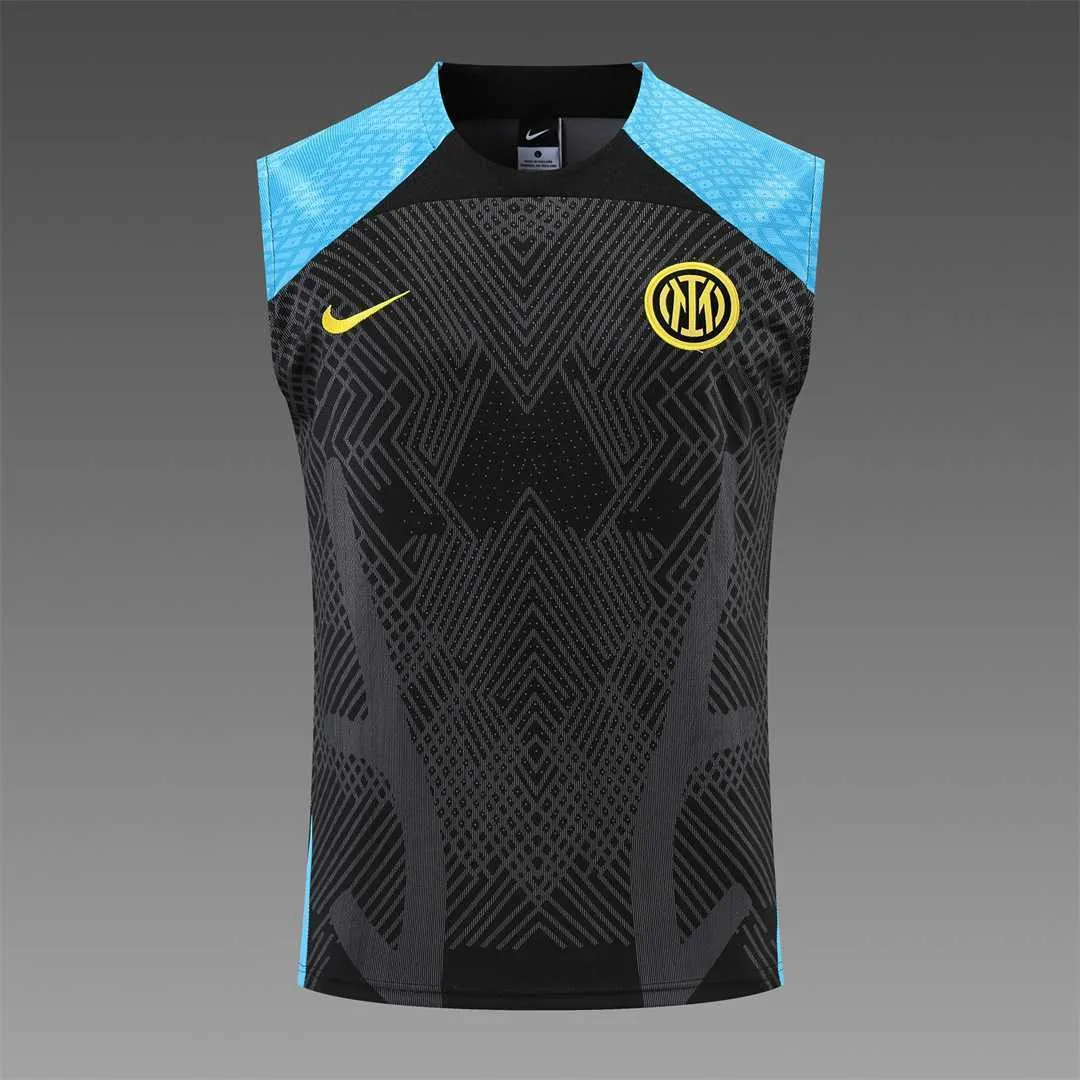 22-23 Inter Milan vest training suit kit Black 12