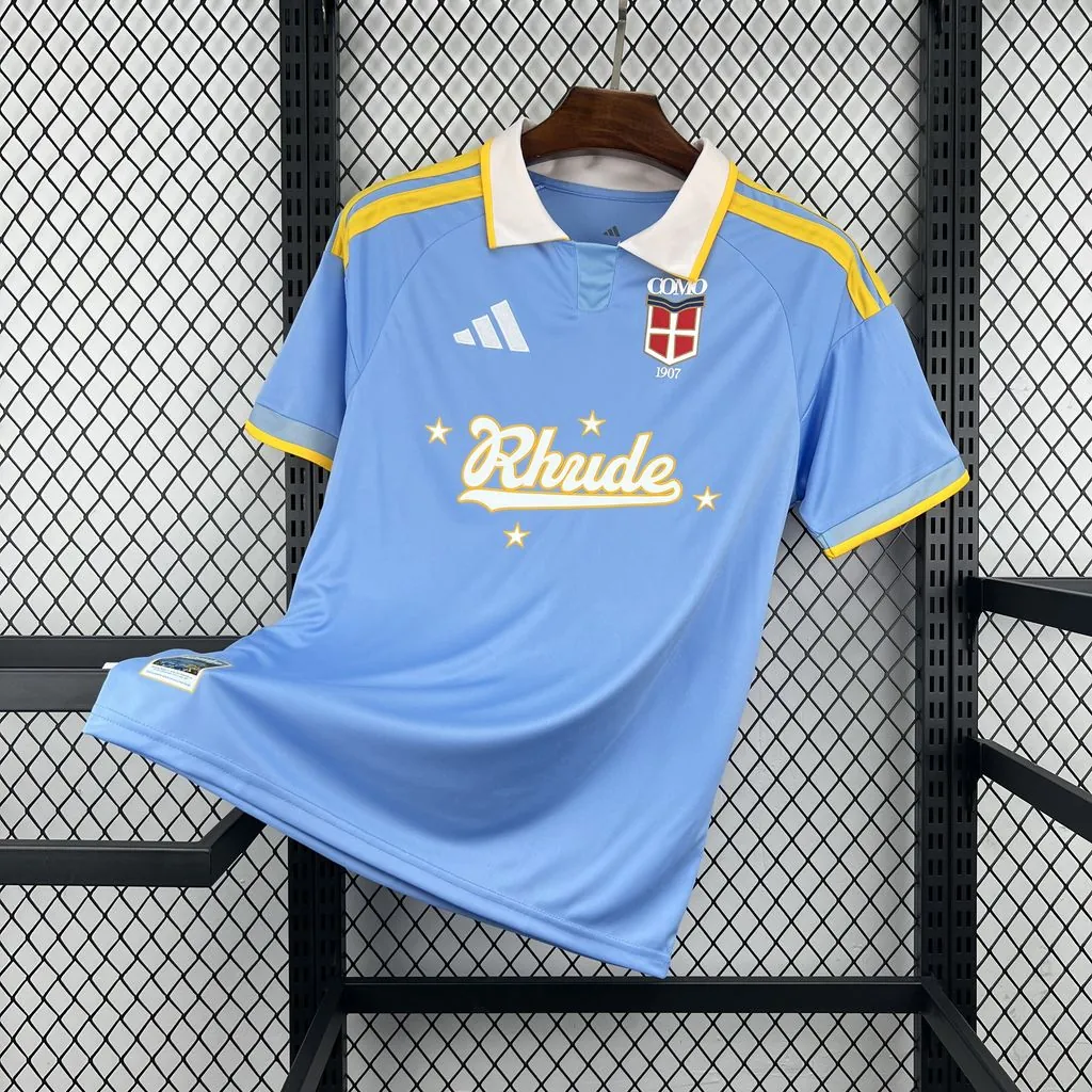 25-26 Como 1907 Fourth Away Kit Football T-Shirt AAAAJersey Wholesale Yupoo 6 3