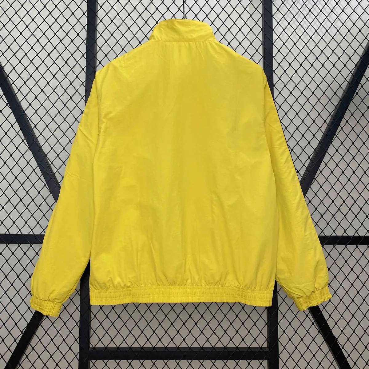 24-25 Real Madrid Yellow&Red Trench Coat Reversible Windbreaker Double-Sides Jacket AAAAJersey 2