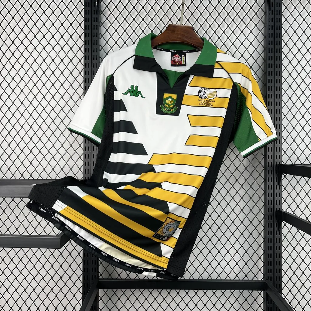 1998 South Africa Mens Home Football Retro Kit Vintage Shirt AAAAJersey Supply Yupoo 6 5