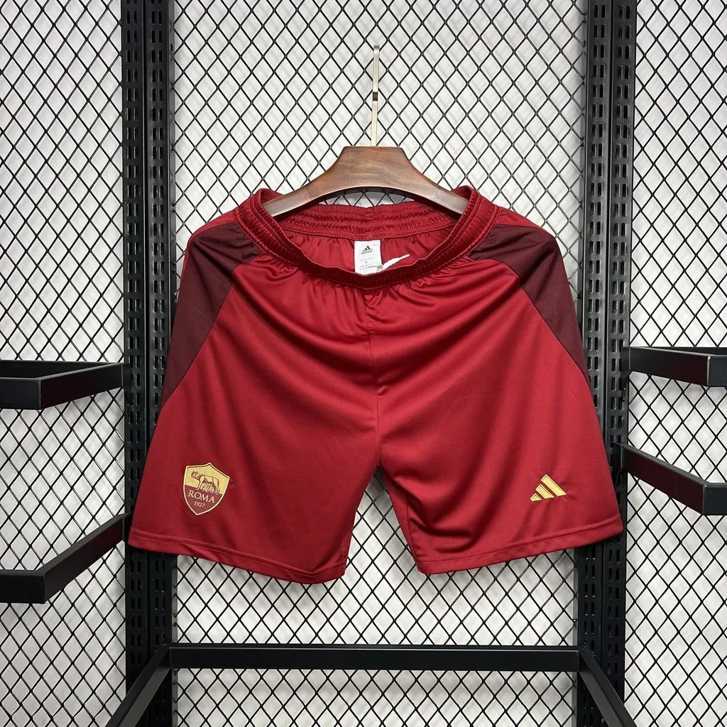 24-25 Roma Home Shorts Football Trousers Soccer AAAAJersey Yupoo 4