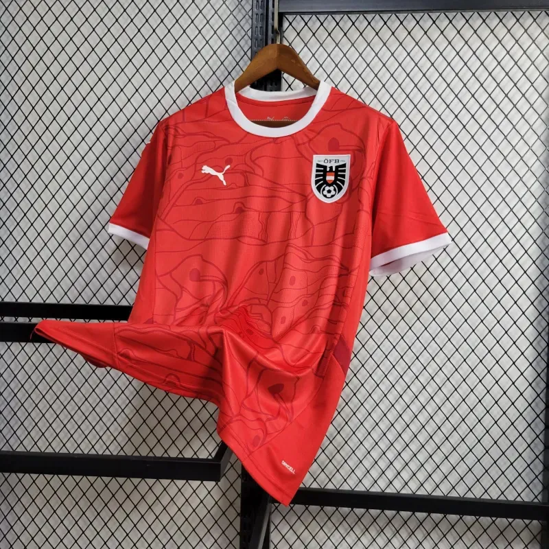 2024 Austria Home Kit UEFA Euro Shirt Football Replicas Yupoo 2
