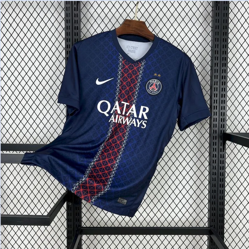 25-26 PSG Two Star ⭐️⭐️ Mens Home Kit Football T-Shirts AAAAJersey Dropship Yupoo 2 1