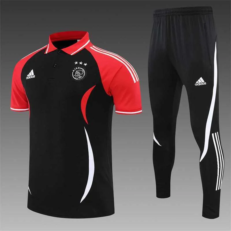 Polo Ajax black red-sleeves 20