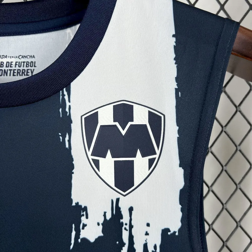 25-26 Monterrey Home Vest Shirt Football Apparels AAAAJersey Supply Yupoo 3