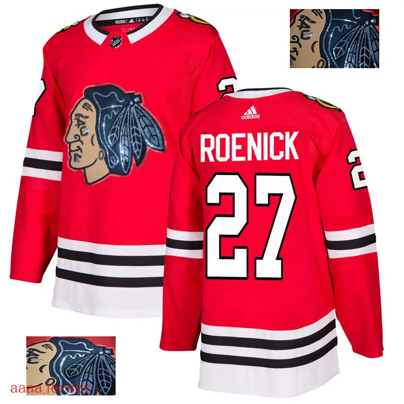 2018 Chicago Blackhawks ice hockey jersey M-3XL 芝加哥黑鹰队时尚亮片款冰球服 8