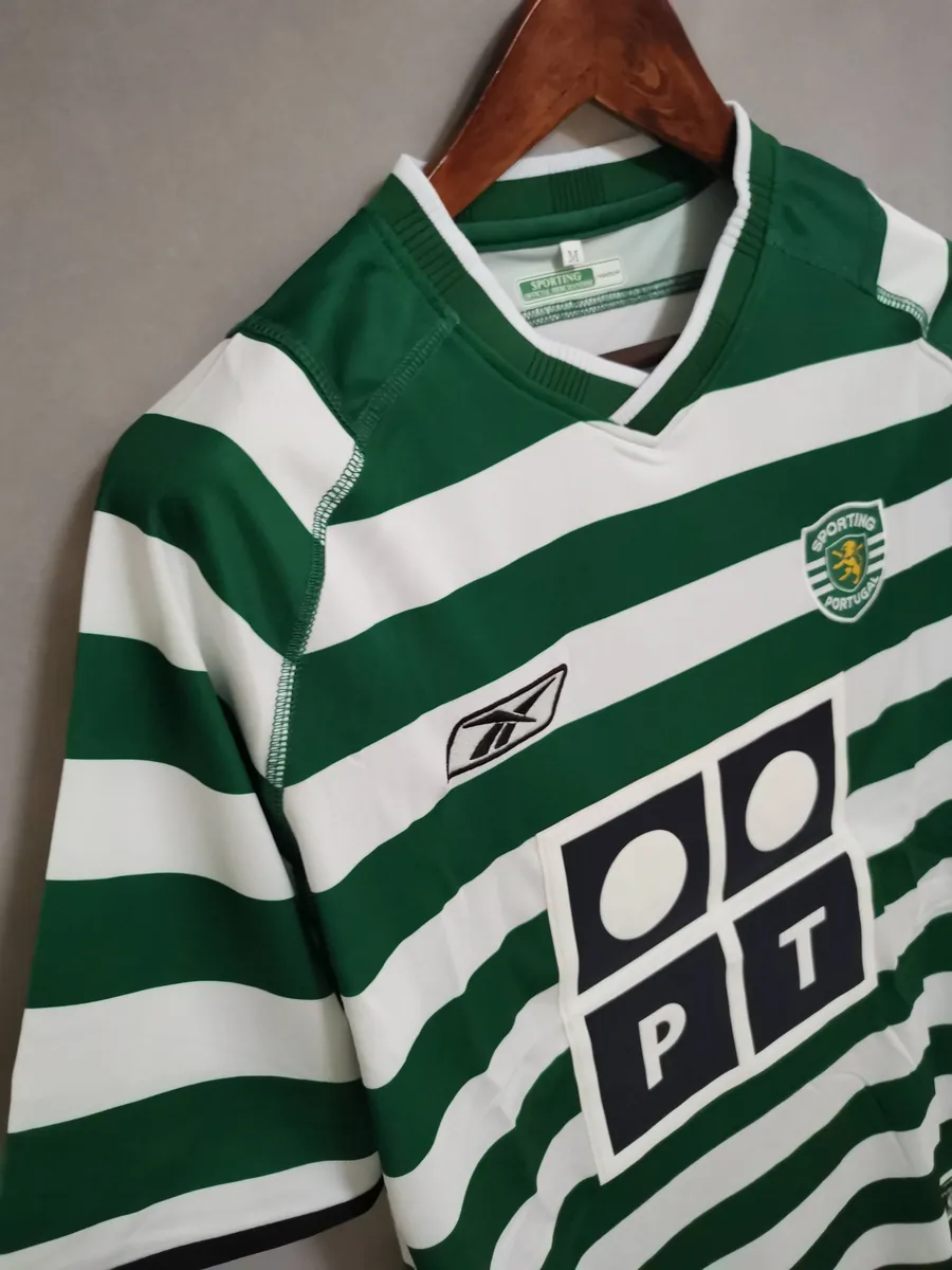 03-04 Sporting Lisbon Home Retro Kit Vintage Shirt Football Jerseys Yupoo 9