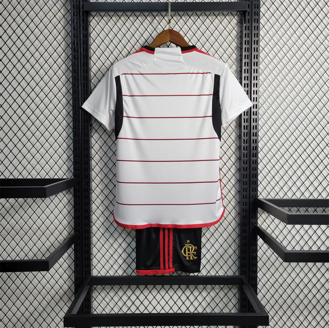 23-24 Flamengo away kids kit 2