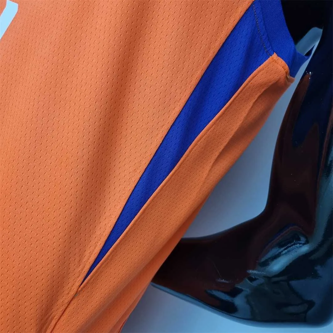 75th Anniversary BOOKER#1 Phoenix Suns Jordan Theme Orange NBA Jersey 7