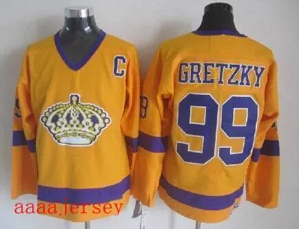 Los Angeles Kings retro ice hockey jersey M-3XL 洛杉矶国王队复古冰球服 4