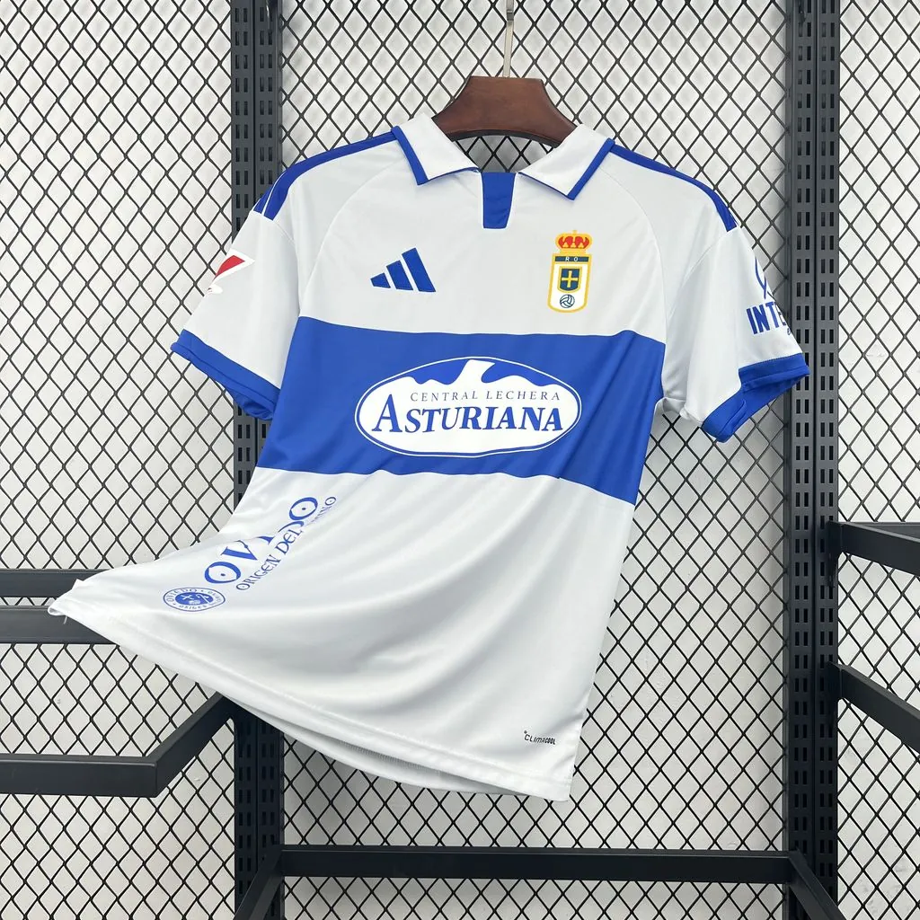 26-27 Real Oviedo Mens Away Kit Football T-Shirt AAAAJersey Supply Yupoo 8 8