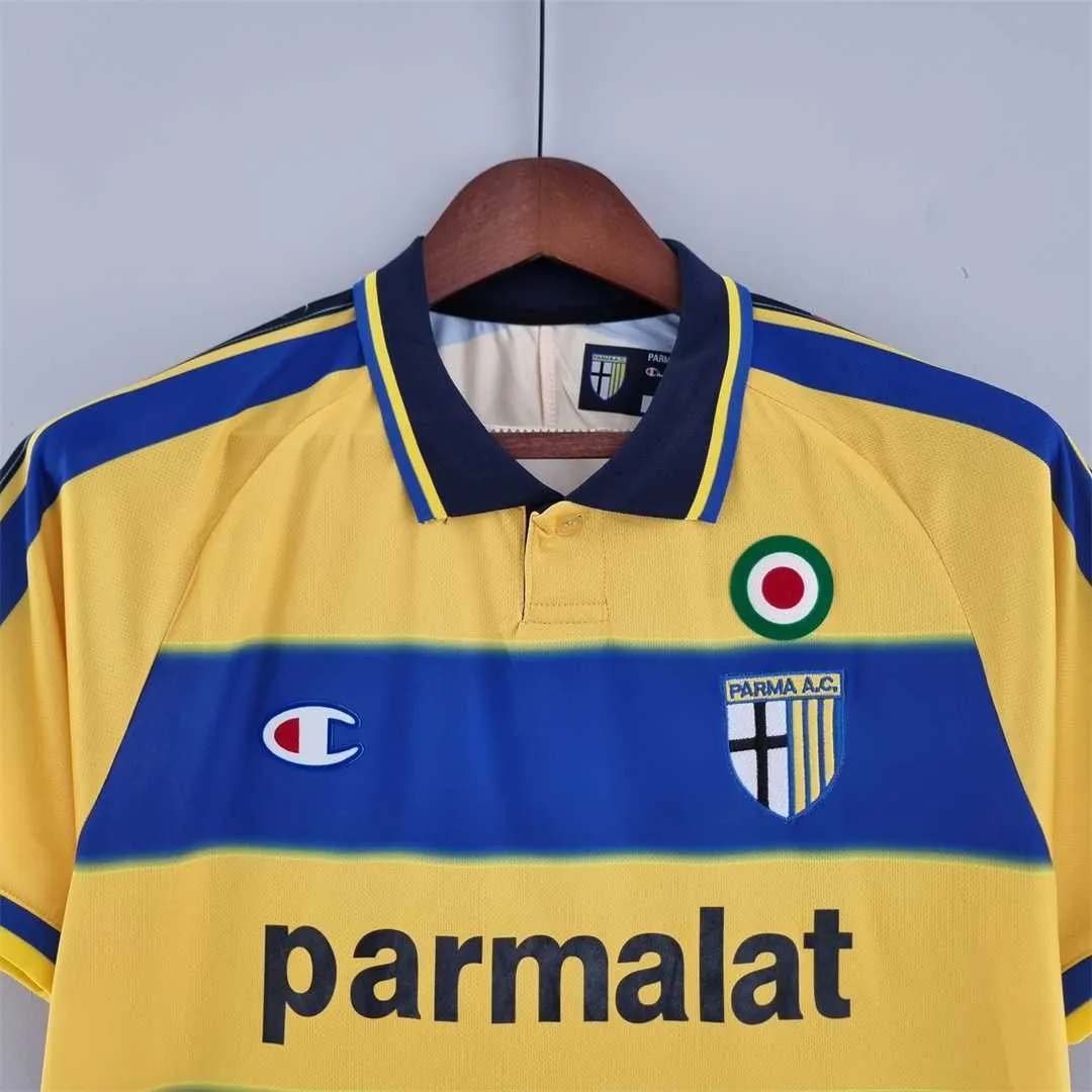 99-00 Parma home Cheap Football Kit 1