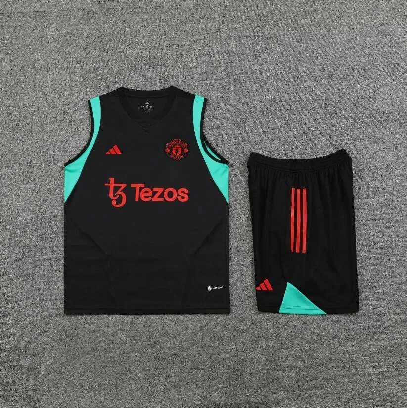 23-24 Manchester United Training Vest Kit S-XXL Soccer Jerseys 1