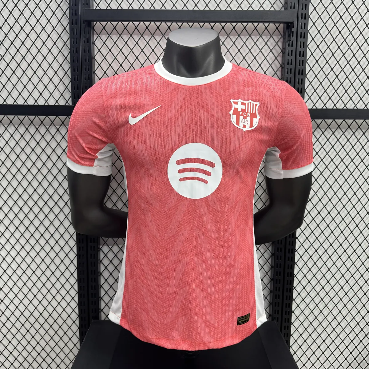 25-26 Barcelona Red Special Edition Kit Player Version Shirt Soccer AAAAJersey Dropship Yupoo 5