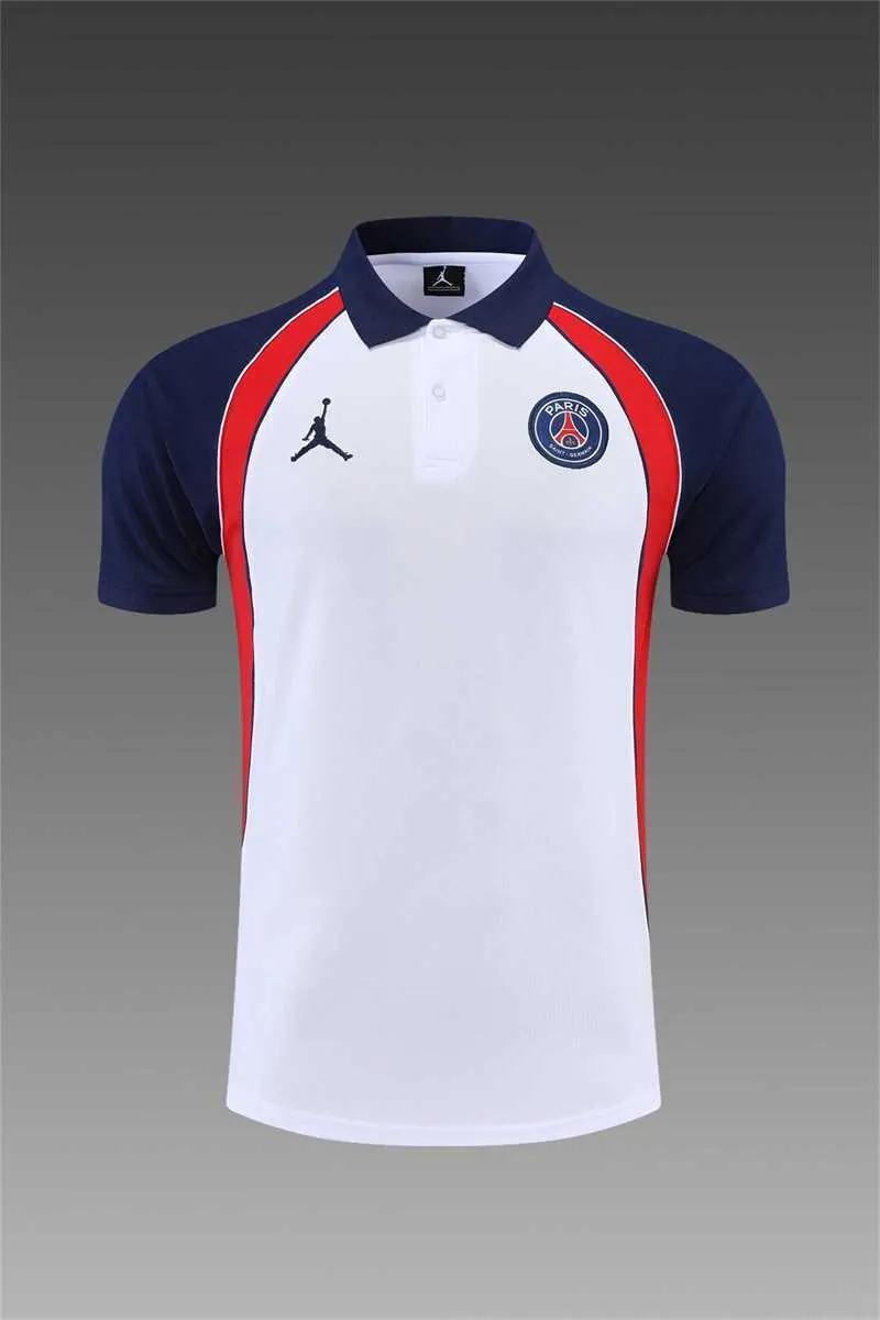 Polo Jordan PSG white and red 16