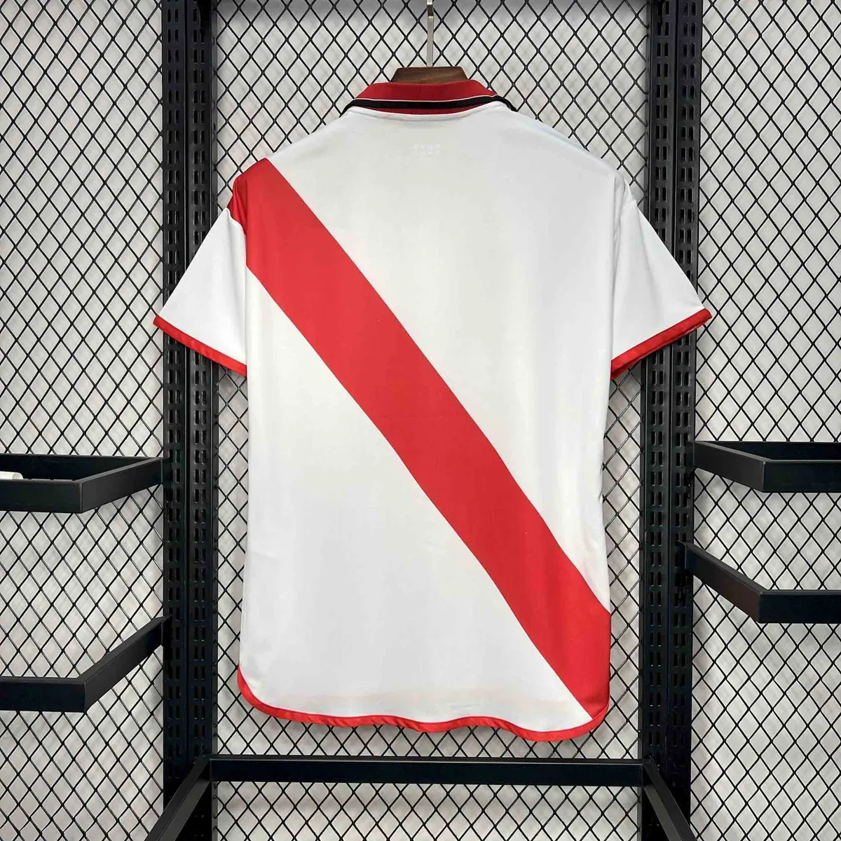01-02 Rayo Vallecano Home Retro Kit Vintage Shirt AAAAJersey Supplier Yupoo 3