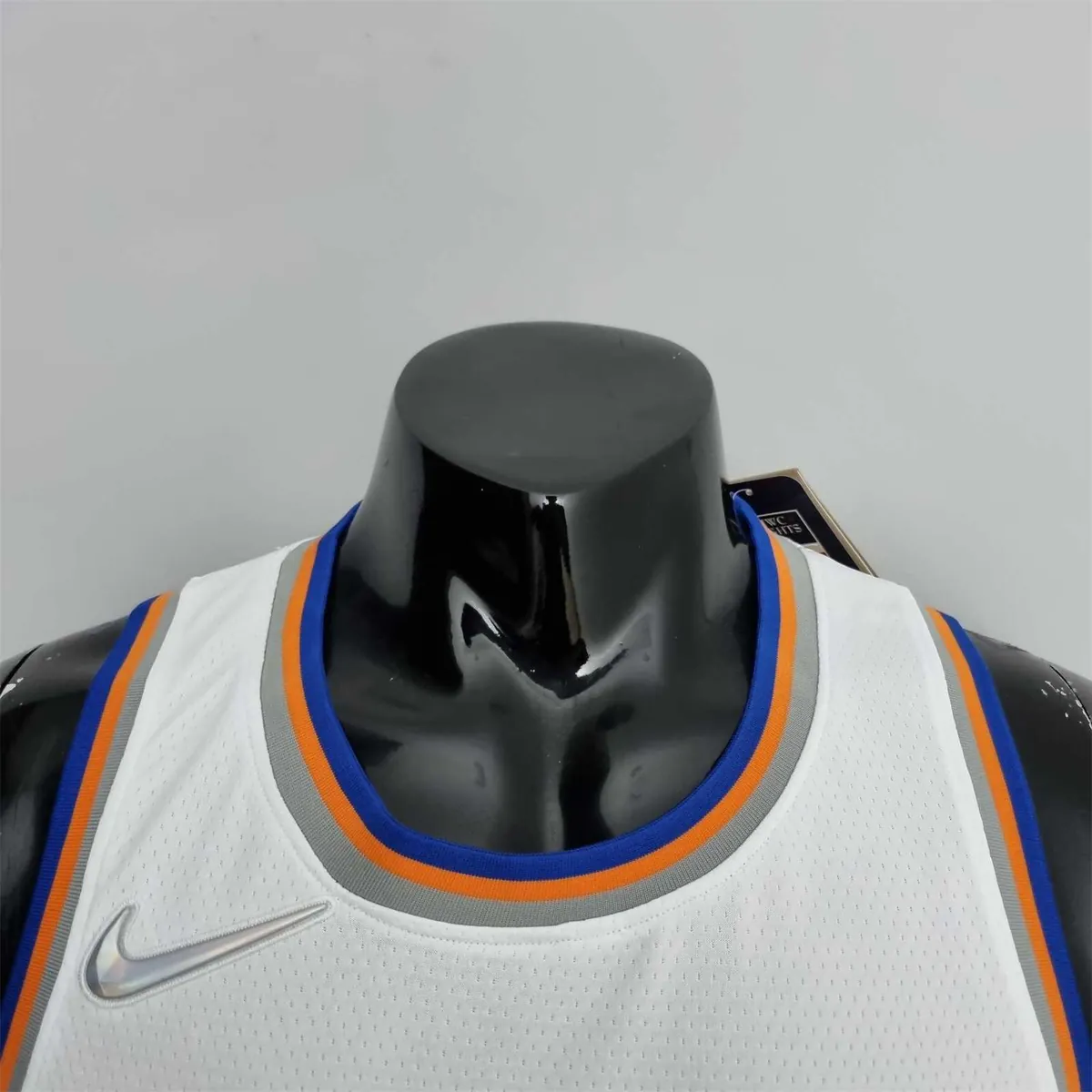 75th Anniversary Barrett #9 New York Knicks White NBA Jersey 5