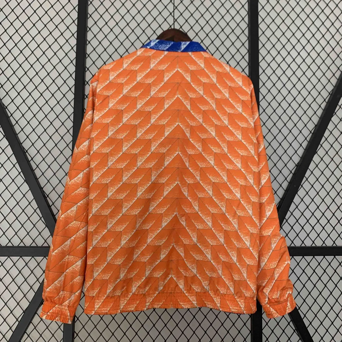 2024 Netherlands Reversible Windbreaker Orange&Blue Double-Sides Jacket Soccer Jerseys For Sale 5