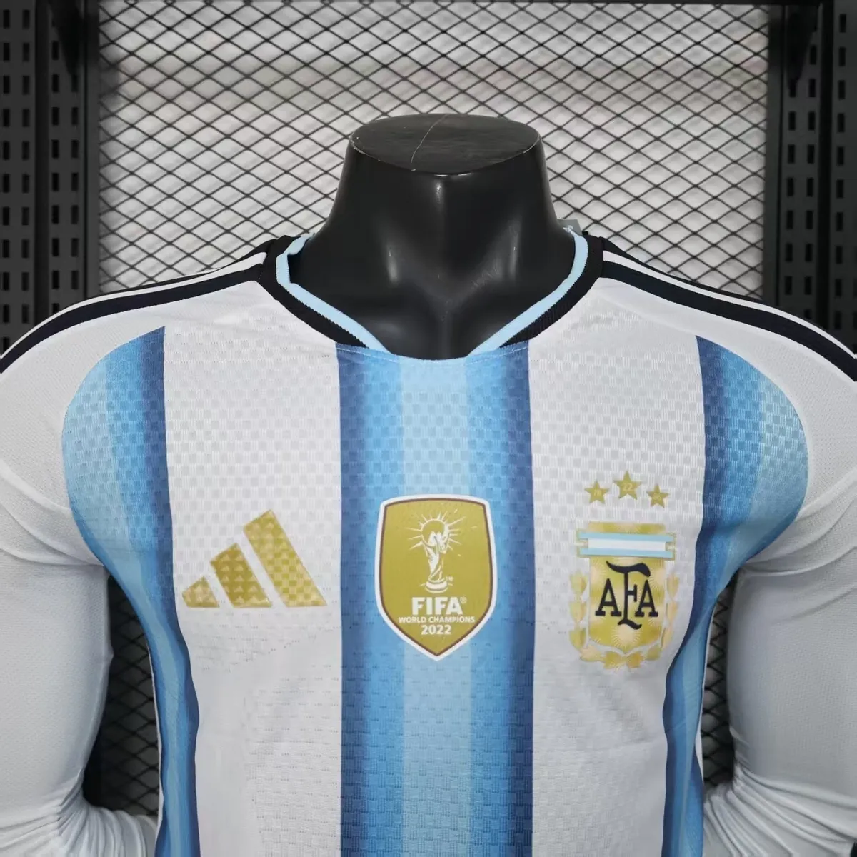 2026 World Cup Argentina Home Kit Player Version Football Long Sleeve Shirt AAAAJersey Supply Y 6