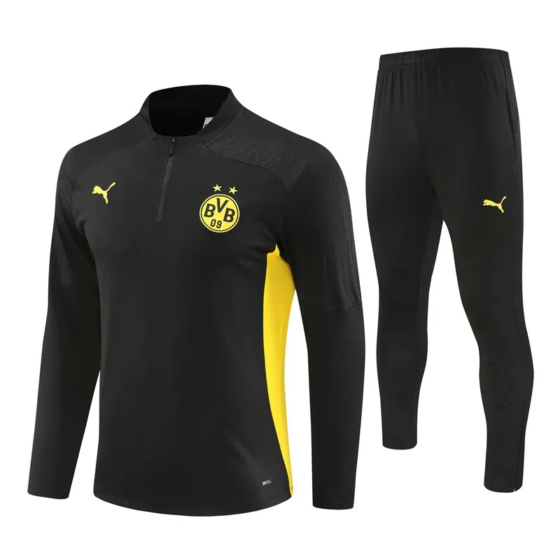24-25 Dortmund Long Sleeve Training Suit Football Shirts 4