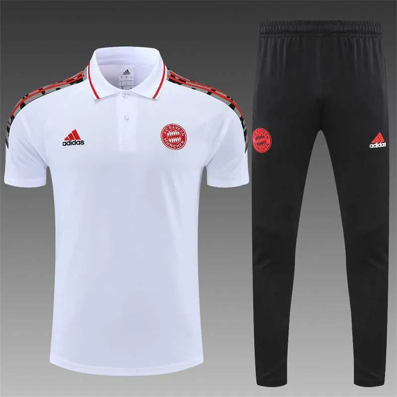Polo Bayern white with red logo 6