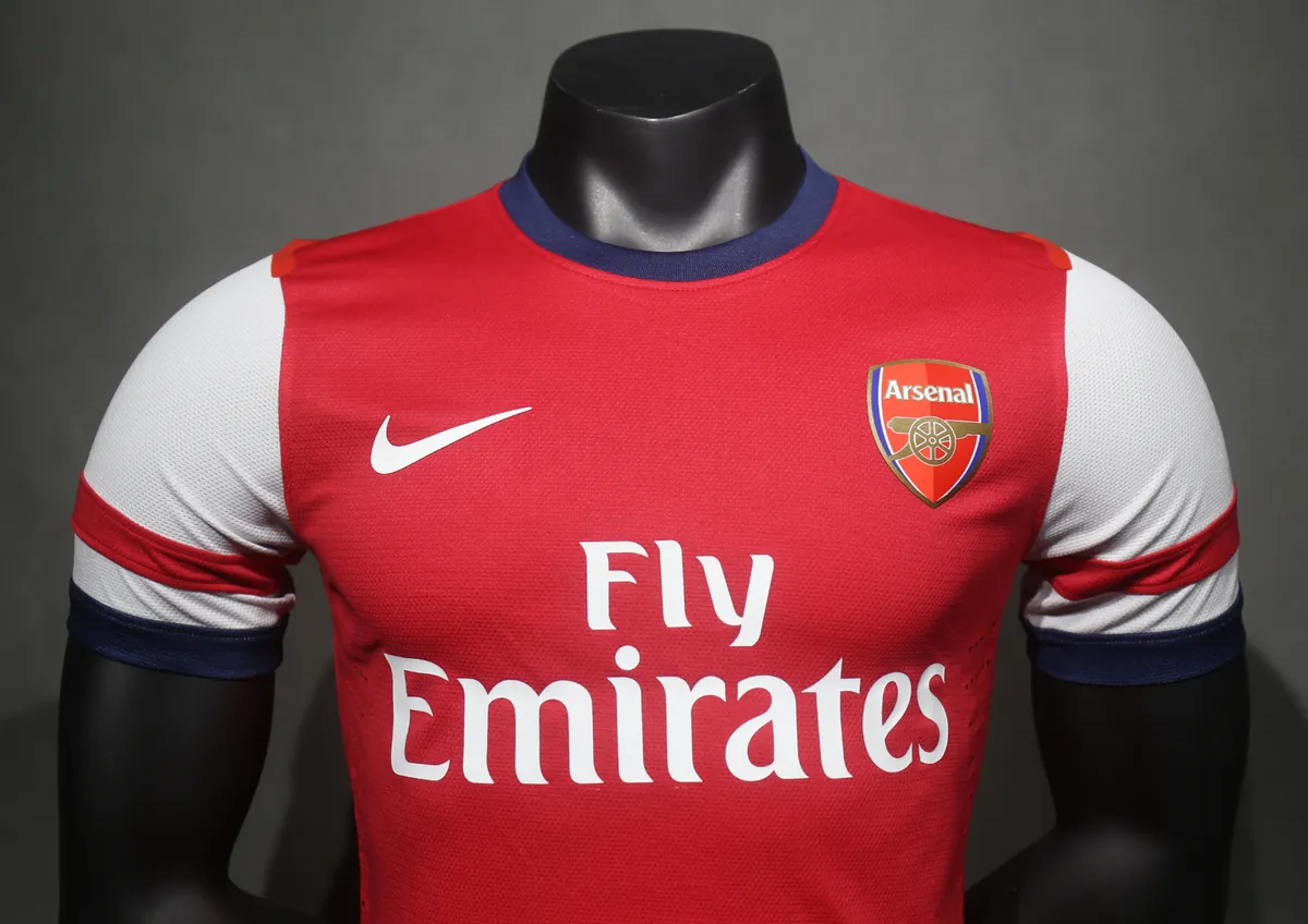 12-13 Arsenal Home Retro Kit Vintage Player Version Sino Shirt AAAAJersey Dropship Yupoo 2